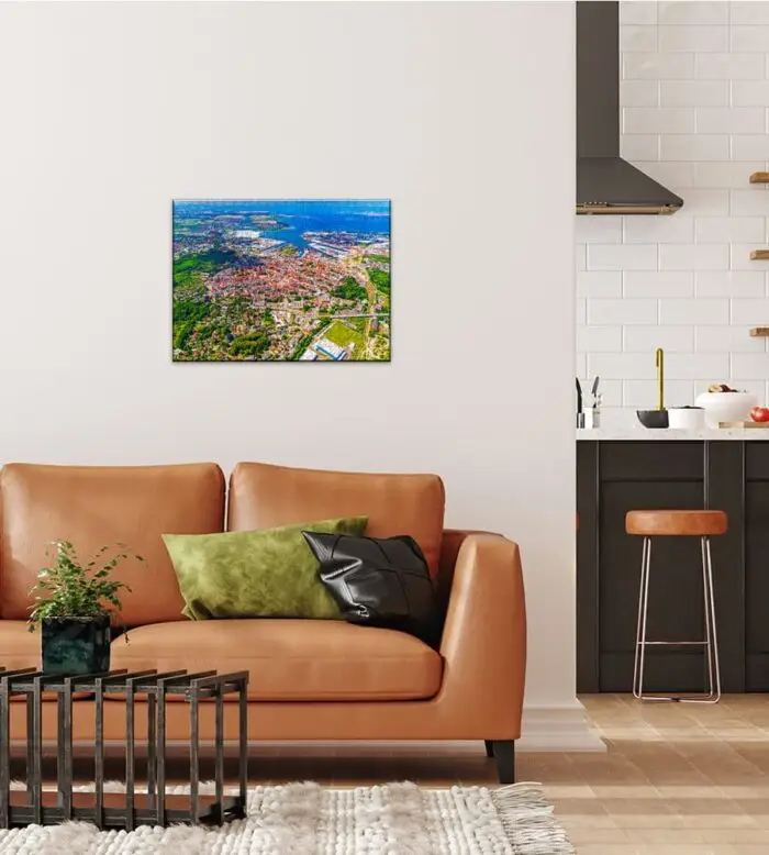 Puzzle Wismar Luftbild