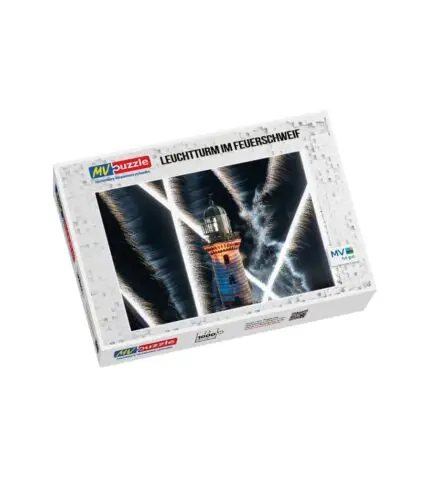 Puzzle Leuchtturm im Feuerschweif
