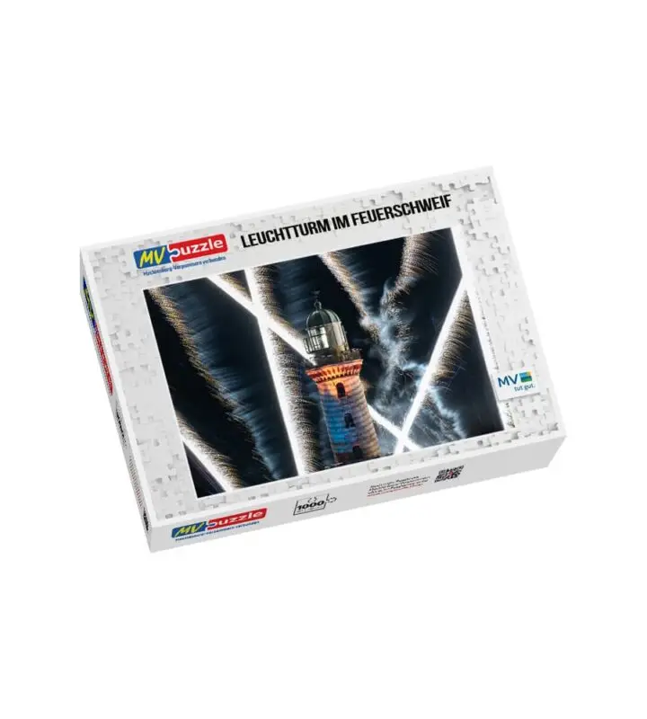 Puzzle Leuchtturm im Feuerschweif