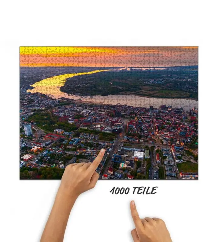 Sonnenuntergang über Rostock
