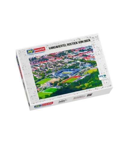 Hansaviertel Rostock von oben Puzzle