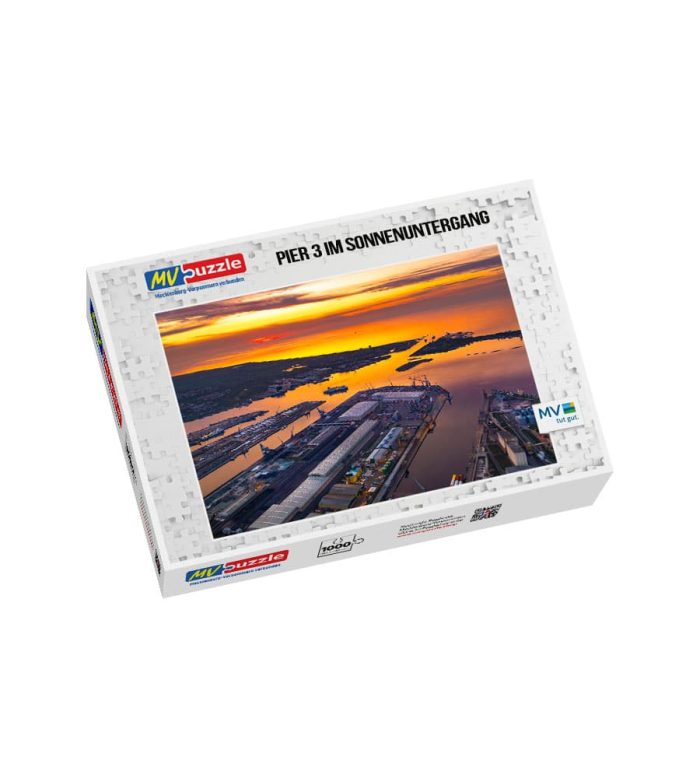Pier 3 im Sonnenuntergang