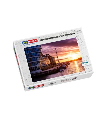 Sonnenuntergang an der Unterwarnow
