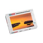 Sonnenuntergang über dem Seekanal