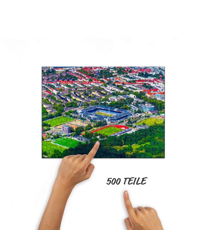 Hansaviertel Rostock von oben Puzzle