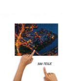 Nachts über der Holzhalbinsel Puzzle