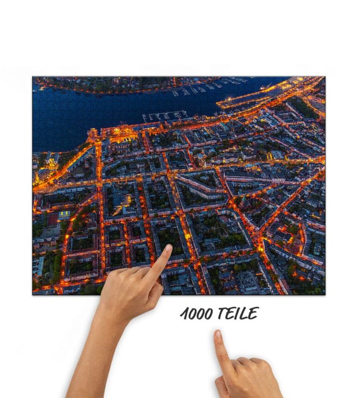 Nachts über der KTV Rostock