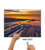 Pier 3 im Sonnenuntergang