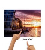 Sonnenuntergang an der Unterwarnow