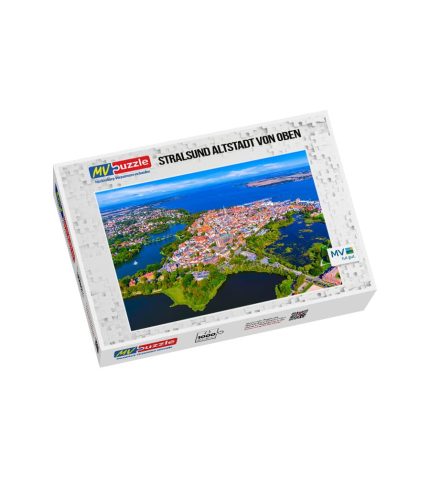 Stralsund Altstadt von oben Puzzle