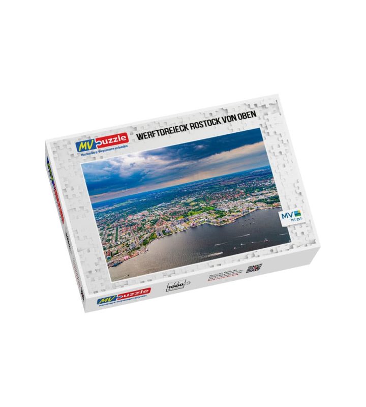 Werftdreieck Rostock von oben Puzzle