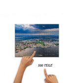 Werftdreieck Rostock von oben Puzzle