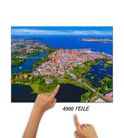 Stralsund Altstadt von oben Puzzle