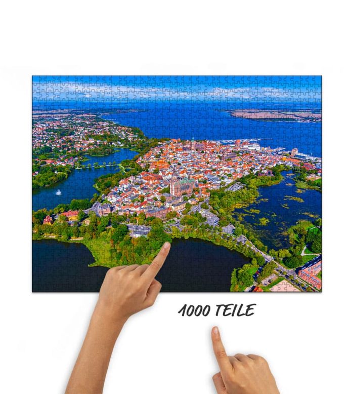 Stralsund Altstadt von oben Puzzle
