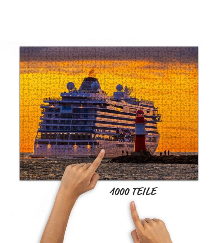 Puzzle Viking Saturn an der Ostmole
