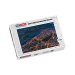 Puzzle Nachts über der Hansestadt Rostock