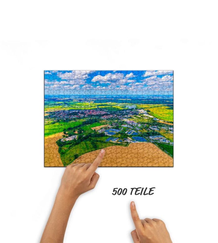 Puzzle Malchin Luftbild