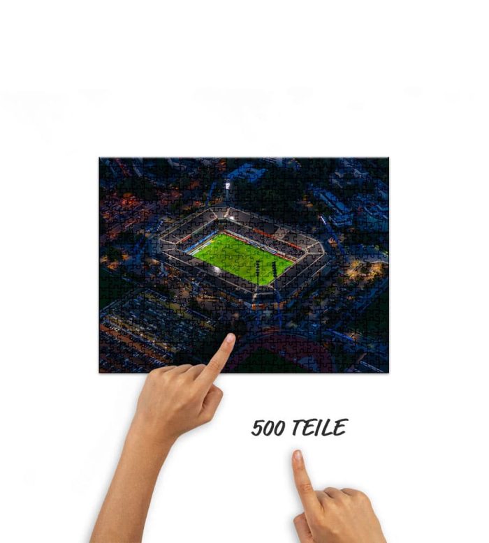 Puzzle Nachts über dem Ostseestadion