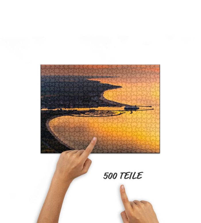 Puzzle Sonnenuntergang an der Mecklenburger Bucht