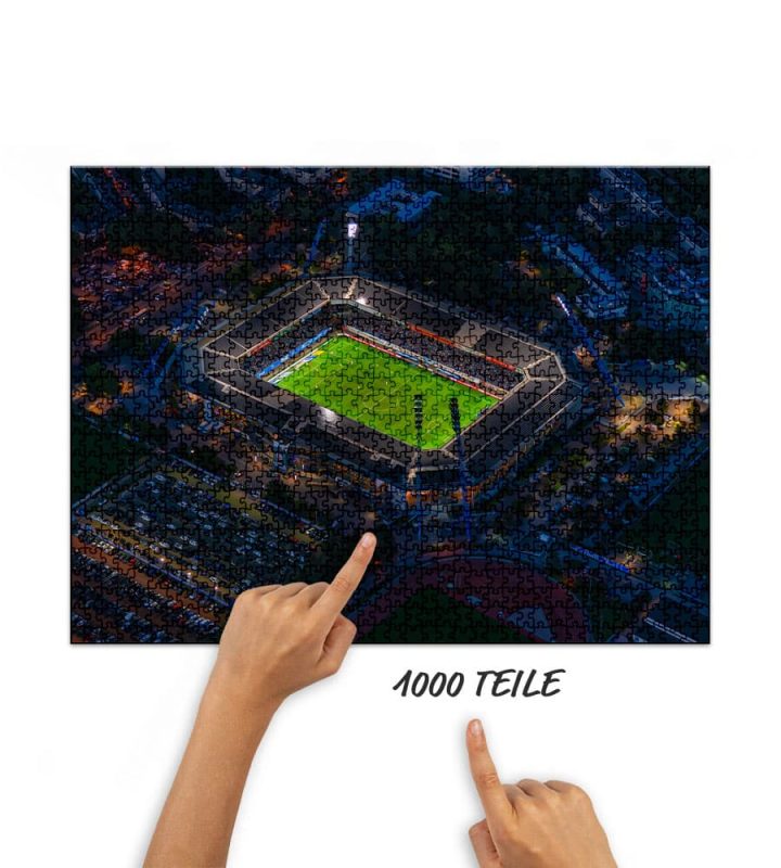 Puzzle Nachts über dem Ostseestadion