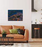 Puzzle Nachts über der Hansestadt Rostock