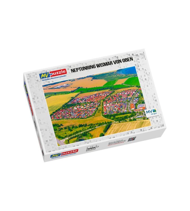 Puzzle Neptunring Wismar von oben