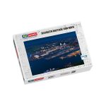 Puzzle Seehafen Rostock von oben