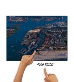 Puzzle Abends über Warnemünde