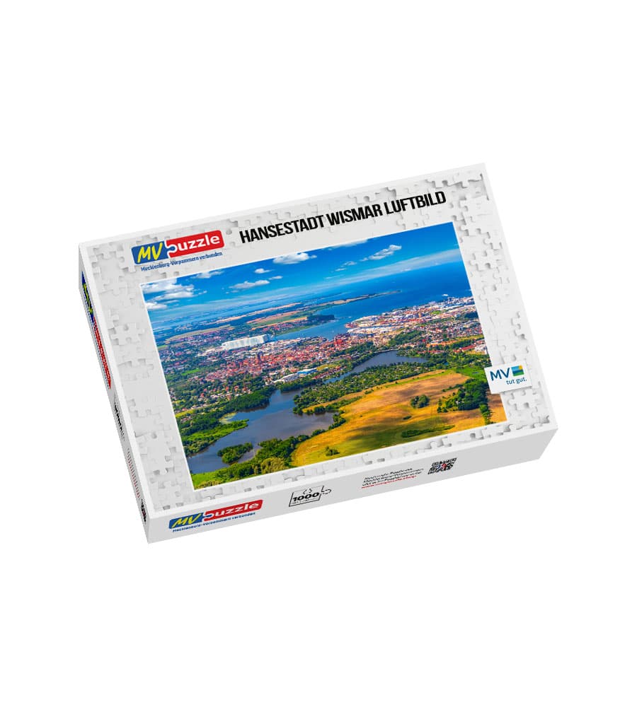 001-hansestadt_wismar_luftbild-MVP-909246 Puzzle Hansestadt Wismar Luftbild