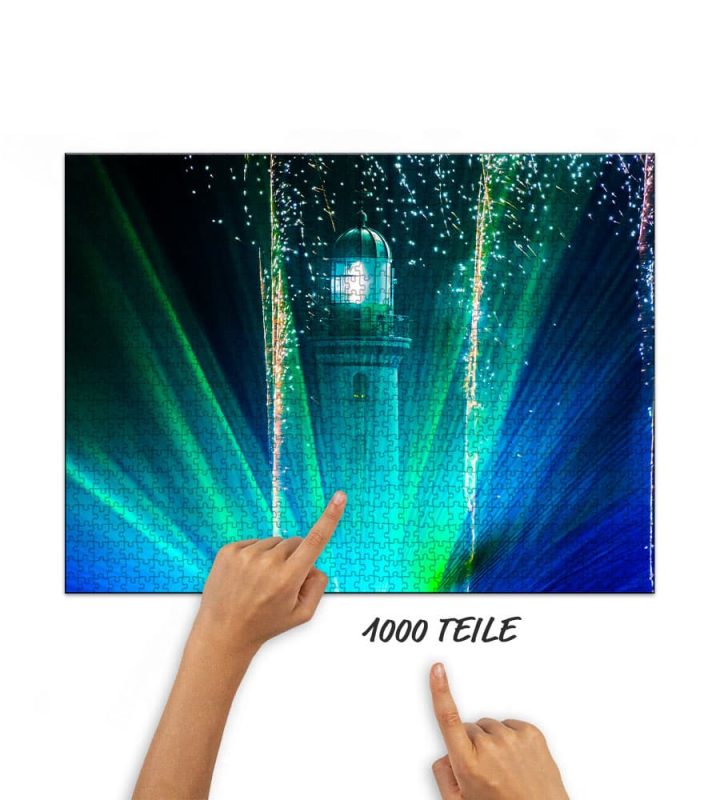 Puzzle magisches Turmleuchten