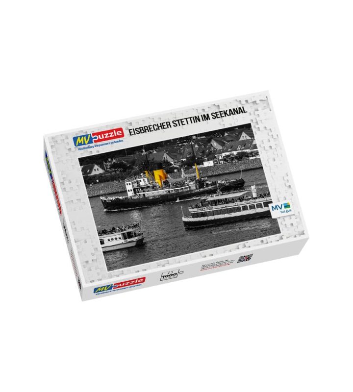 Puzzle Eisbrecher Stettin im Seekanal