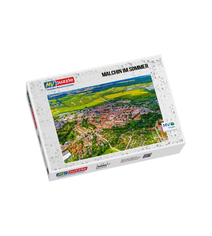 Puzzle Malchin im Sommer