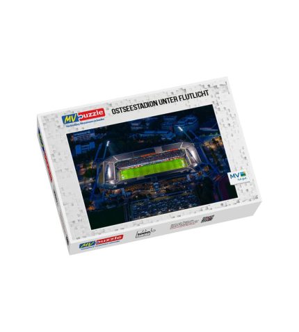 Puzzle Ostseestadion unter Flutlicht