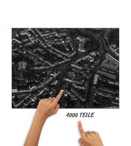 Puzzle Doberaner Platz von oben