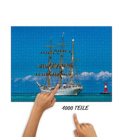 Puzzle Gorch Fock am Molenfeuer