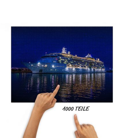 Puzzle Serenade of the Seas im Seekanal