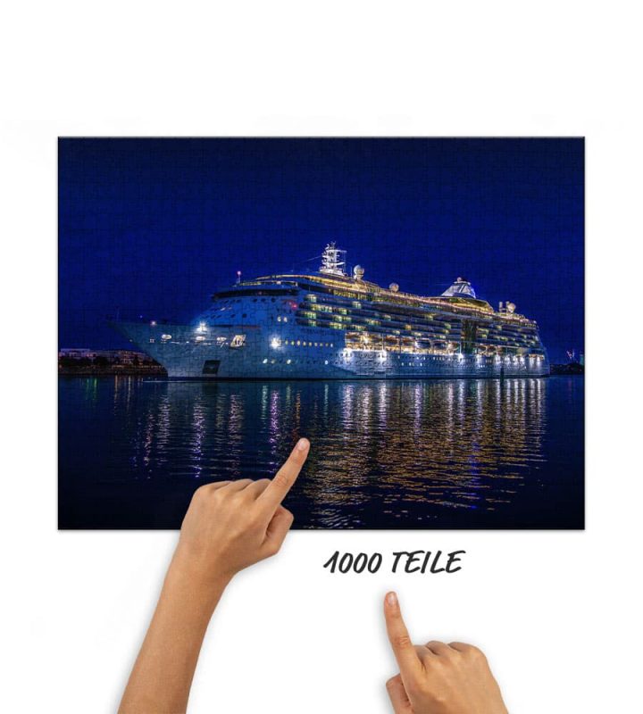 Puzzle Serenade of the Seas im Seekanal