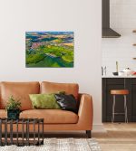 Puzzle Plau am See von oben