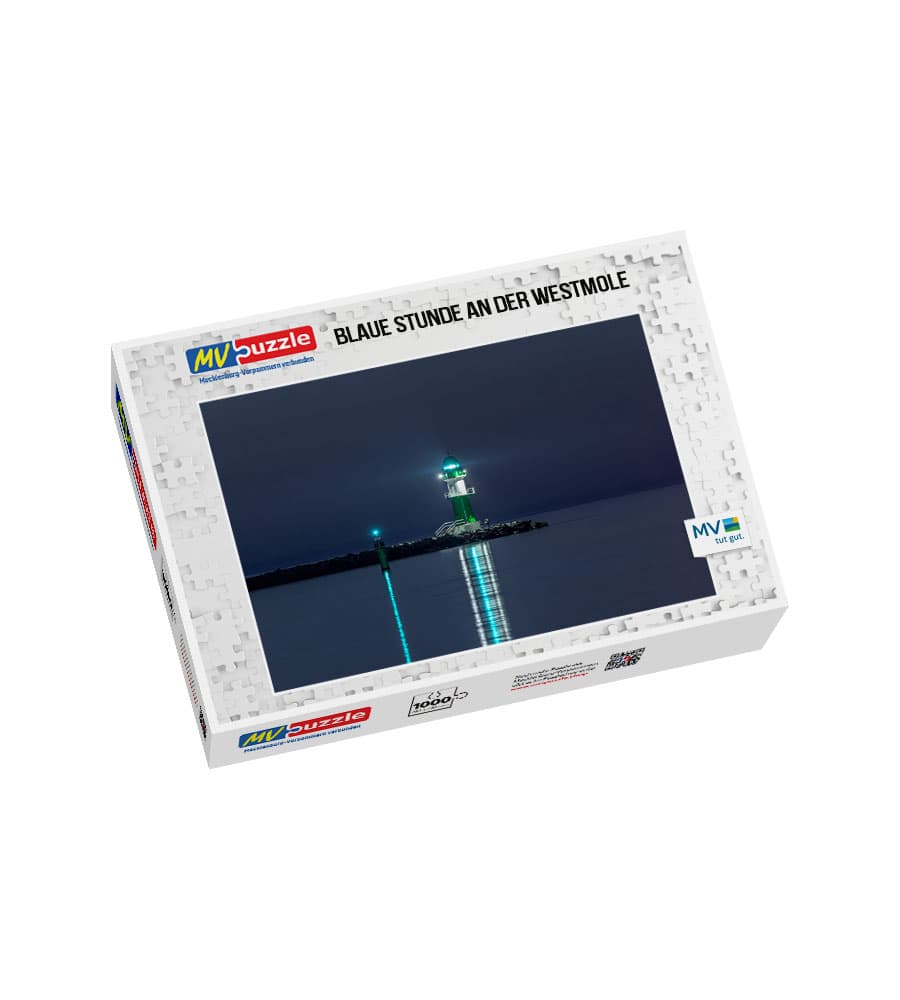 001-blaue_stunde_an_der_westmole-MVP-909226 Puzzle blaue Stunde an der Westmole
