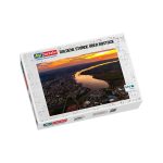 Puzzle goldene Stunde über Rostock