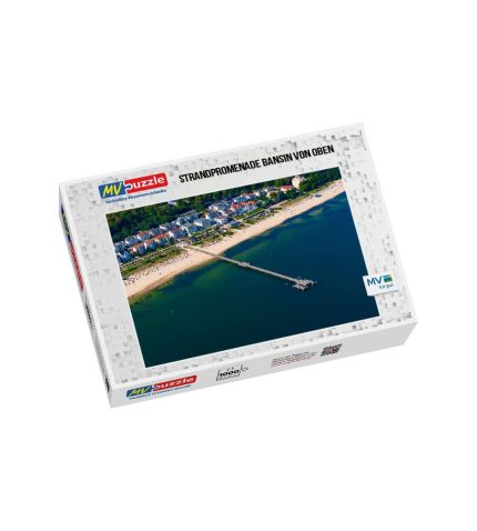 Puzzle Strandpromenade Bansin von oben