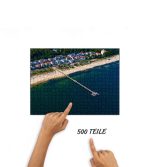 Puzzle Strandpromenade Bansin von oben