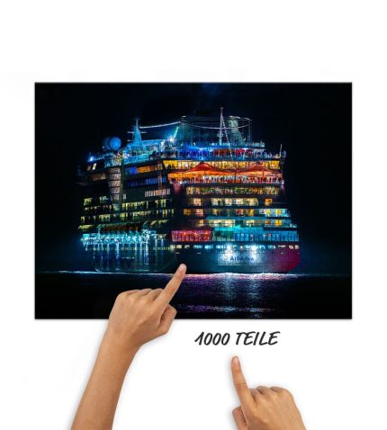 Puzzle Farbenspiel der AIDAdiva