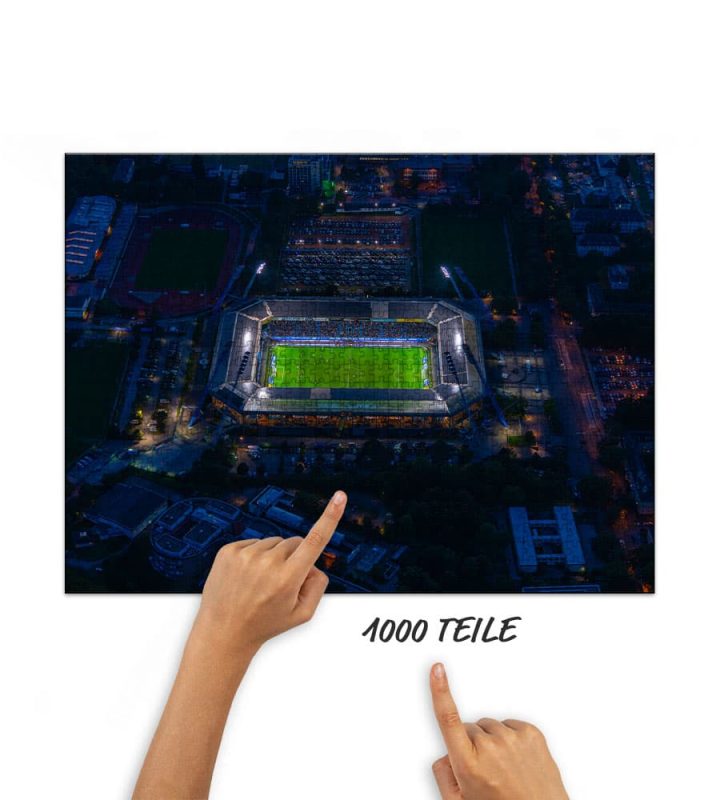 Puzzle Flutlicht-Doppel am Ostseestadion