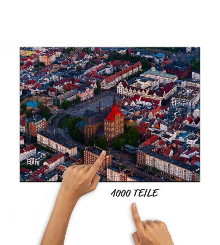 Puzzle Marienkirche und Neuer Markt