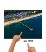 Puzzle Strandpromenade Bansin von oben