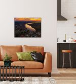 Puzzle goldene Stunde über Rostock